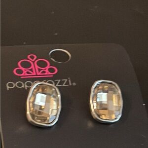 Paparazzi Silver and Gold Stud Earrings